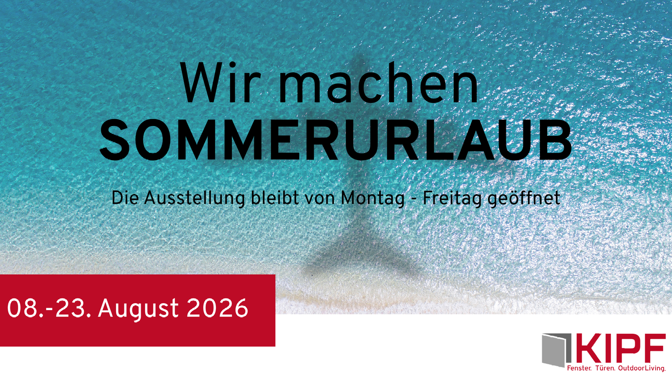 Betriebsurlaub August 