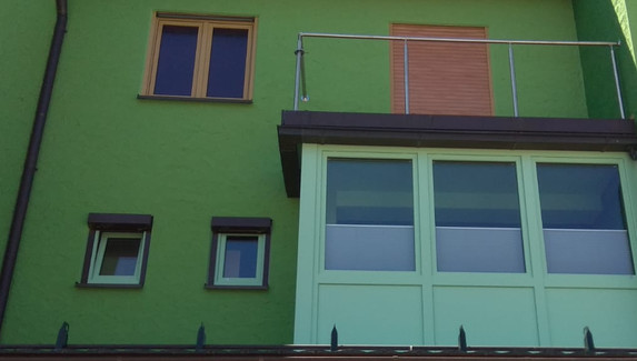 Umbau Balkon in einen Wintergarten