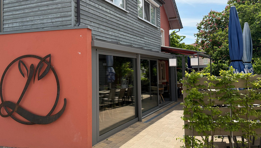 Wintergarten mit Hebeschiebetüre