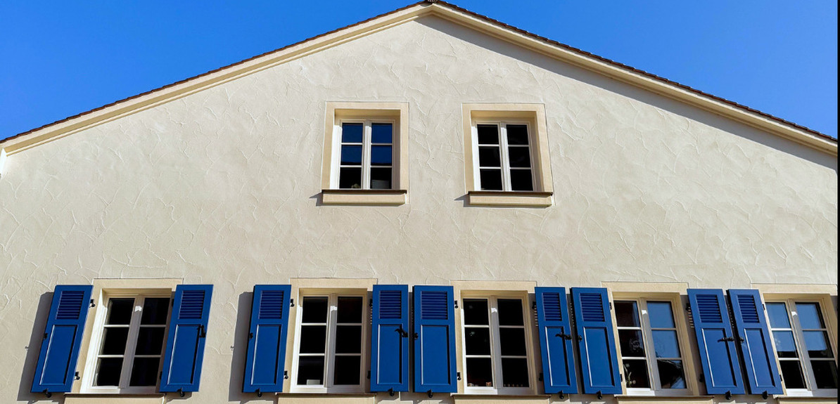 Aluminium Fensterladen Brillantblau 
